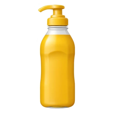 Mustard bottle sticker
