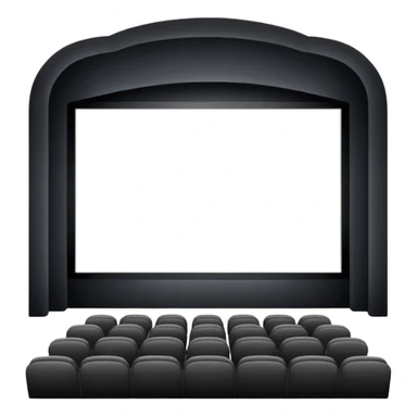 movie theater screen sticker