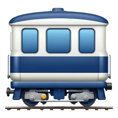 white&navy train sticker