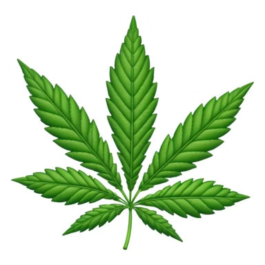 Hoja de la marihuana sticker