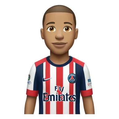 Mbappe at PSG in full growth  sticker