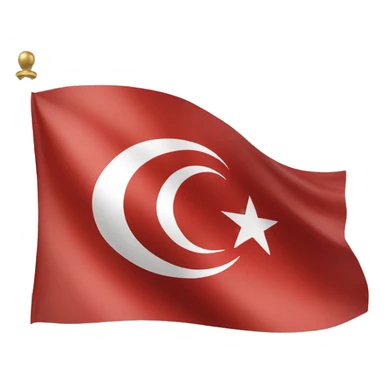 turkish flag sticker