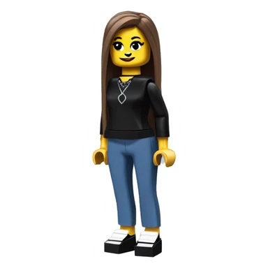 ARIANA GRANDE lego full body sticker