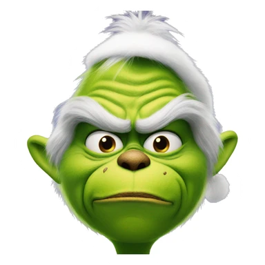 Grinch with a cigarette  sticker