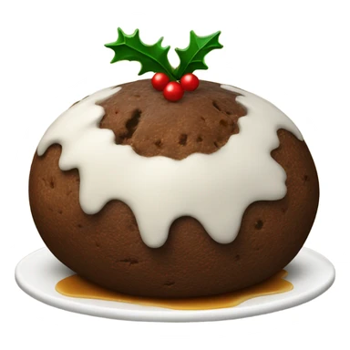 Christmas pudding  sticker