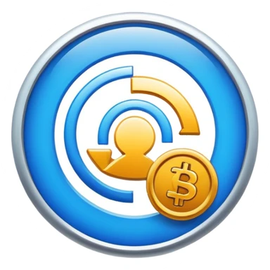 we are a b2b fintech infra company, in our dashboard we need logo for "internal fund transfer" module, our primary colour is "#0092ff" sticker