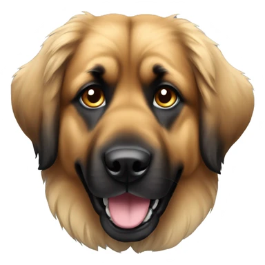 a leonberger dog  sticker