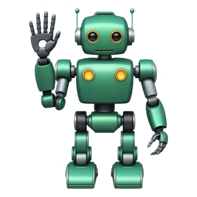 Jet-arm green,Toy Robot. sticker