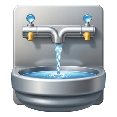 drinking fountain sticker