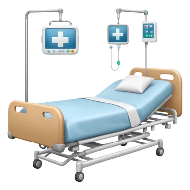 hospital bed sticker