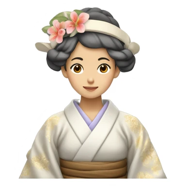 reverencia japonesa de saludo sticker