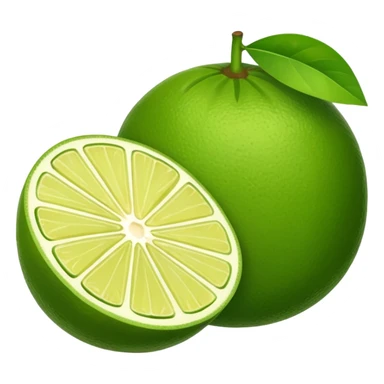 Lime Cut Fruit sticker
