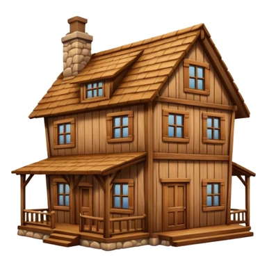biggest wood house sticker