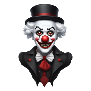Art The Clown from Terrifier sticker