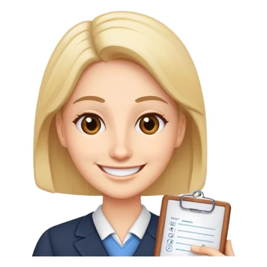 Teacher expressing approval of students test results  sticker