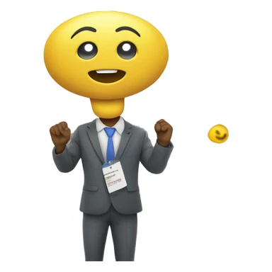 Stand in an expo show sticker