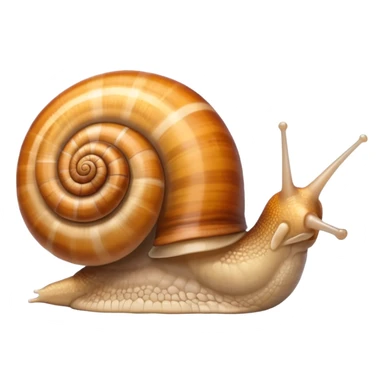 Delicate snail sticker