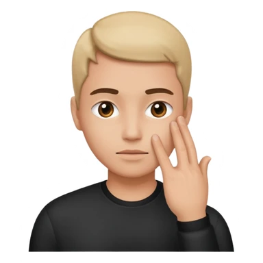 estas seguro preguntado  con mano en la cara de seguridad sticker