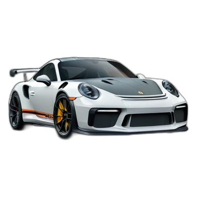 Porsche 992 gt3rs 2022 sticker
