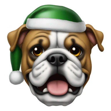 Christmas tree Georgia bulldog helmet sticker