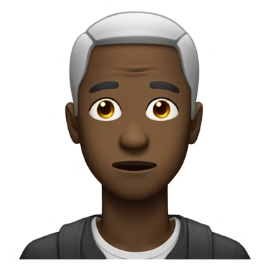 black guy crying with tears  sticker