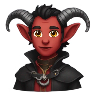 tiefling sticker
