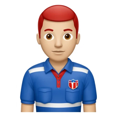 referee american football blue (#00A3E0) and red (#F9423A) sticker