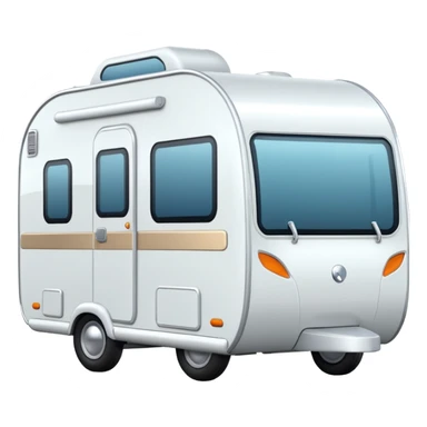 modern caravan sticker