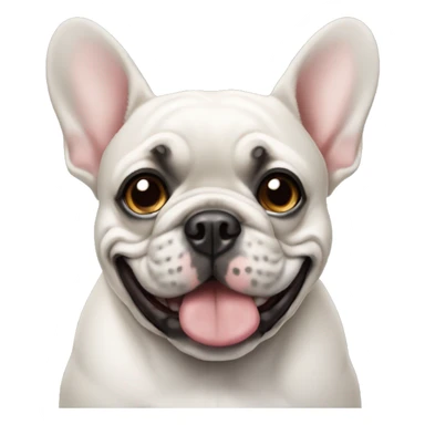 a frenchie dog sticker