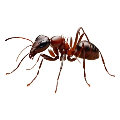 Beautiful and Majestic Ant Portrait Emoji, Head and body rendered in serene repose with a gentle, content smile, showcasing a finely detailed, compact form with eyes softly closed in tranquil slumber, Simplified yet exquisitely endearing features, highly detailed, glowing with a soft, drowsy natural light, high shine, relaxed and utterly noble, stylized with an air of timeless industrious grace, soft glowing outline, capturing the essence of a majestic ant that embodies the quiet power of nature! sticker