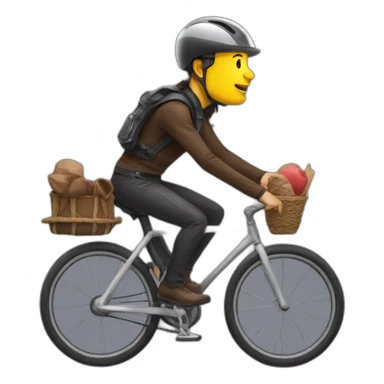 musk-wearing-hat-while-riding-bike sticker