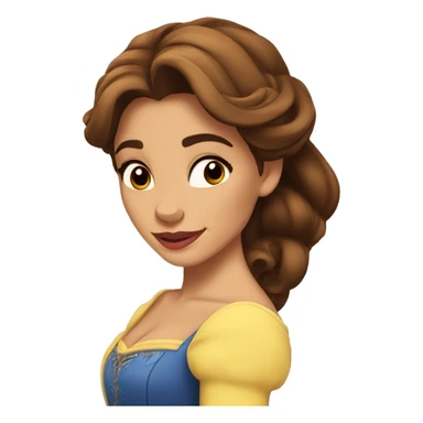beauty and the beast belle sticker