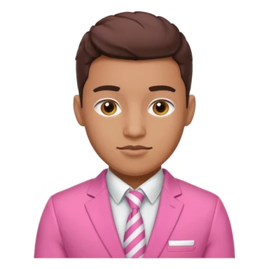 Rugby Fashion Suit pink sticker