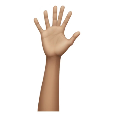 hand reaching sticker