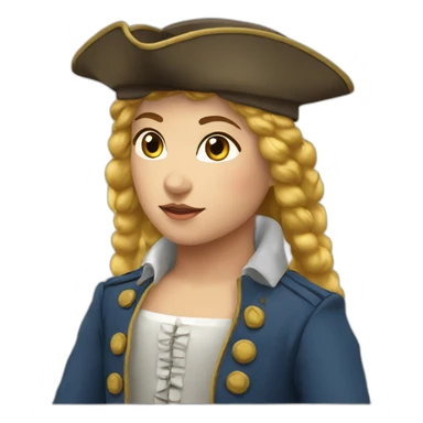 French-Revolution-girl-phrygian-cap sticker