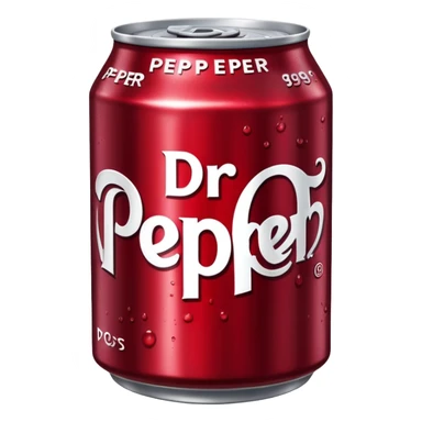 Dr Pepper can sticker