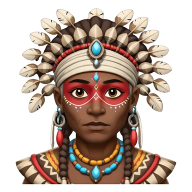 A tribal shaman sticker