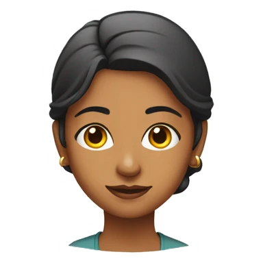 Indian Mom with anime Tshirt sticker