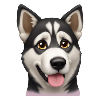 Husky mixed with german shepard sticker
