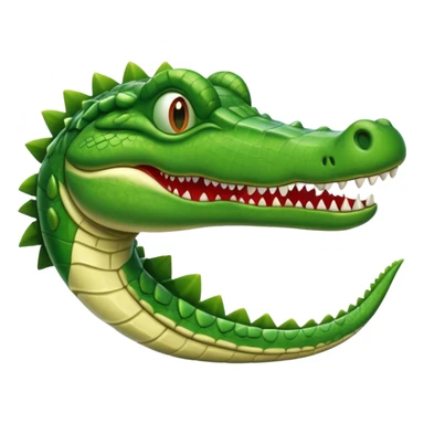 Avion con cabeza de cocodrilo sticker