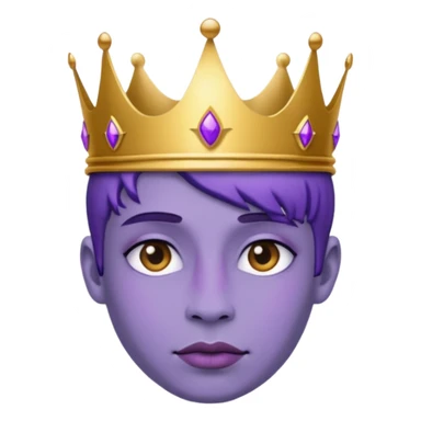 Purple royalty sticker