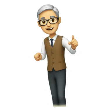 teacher French sticker