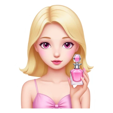 Good girl pink perfume sticker