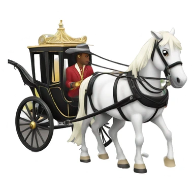 Horse and carriage ride sticker