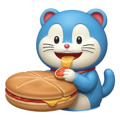Doraemon Eating Dorayaki  sticker