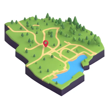 A map sticker