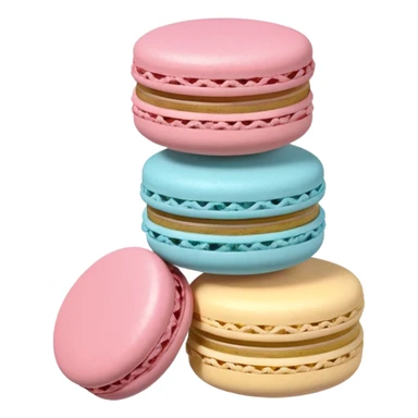 macaron 3d emoji sticker
