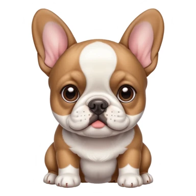 a French bulldog puppy sticker