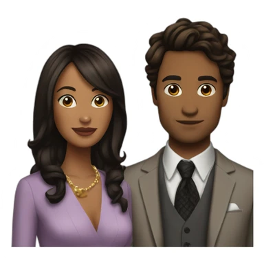 Rufus and Lily gossip girl sticker