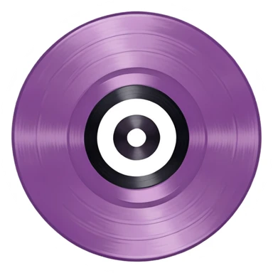 Mauve record  sticker
